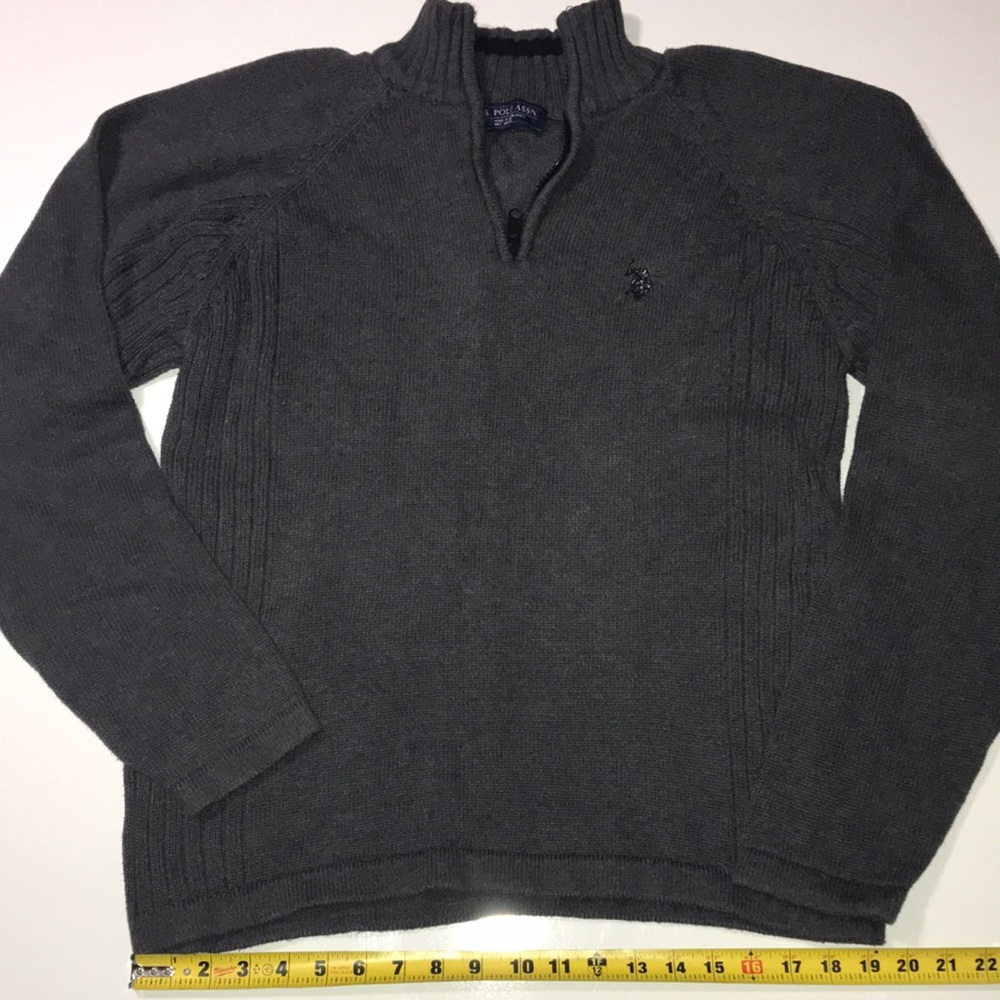 US POLO ASSN Sweater Gray Size XL